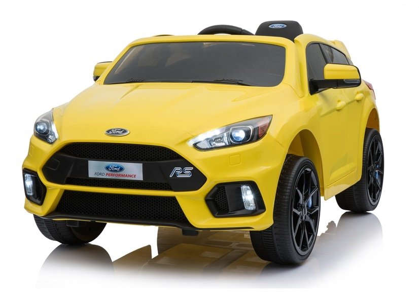 Elektrické autíčko Ford Focus RS žluté