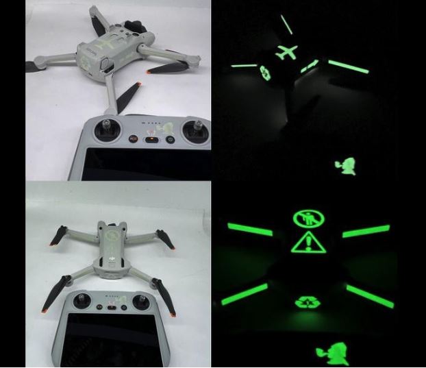 Luminiscenční samolepky na dron DJI Mini 3 / Mini 3 Pro 1DJ5252