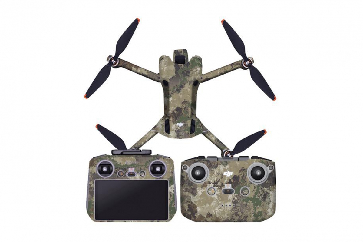 Camouflage polep na celý dron DJI Mini 4 Pro + RC-N2 1DJ5352