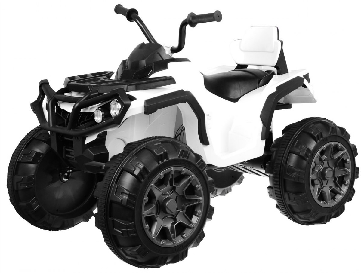 Dětská elektrická čtyřkolka ATV bílá