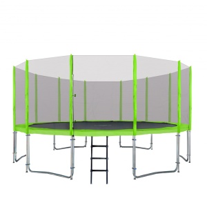 Zahradní trampolína 487 cm zelená
