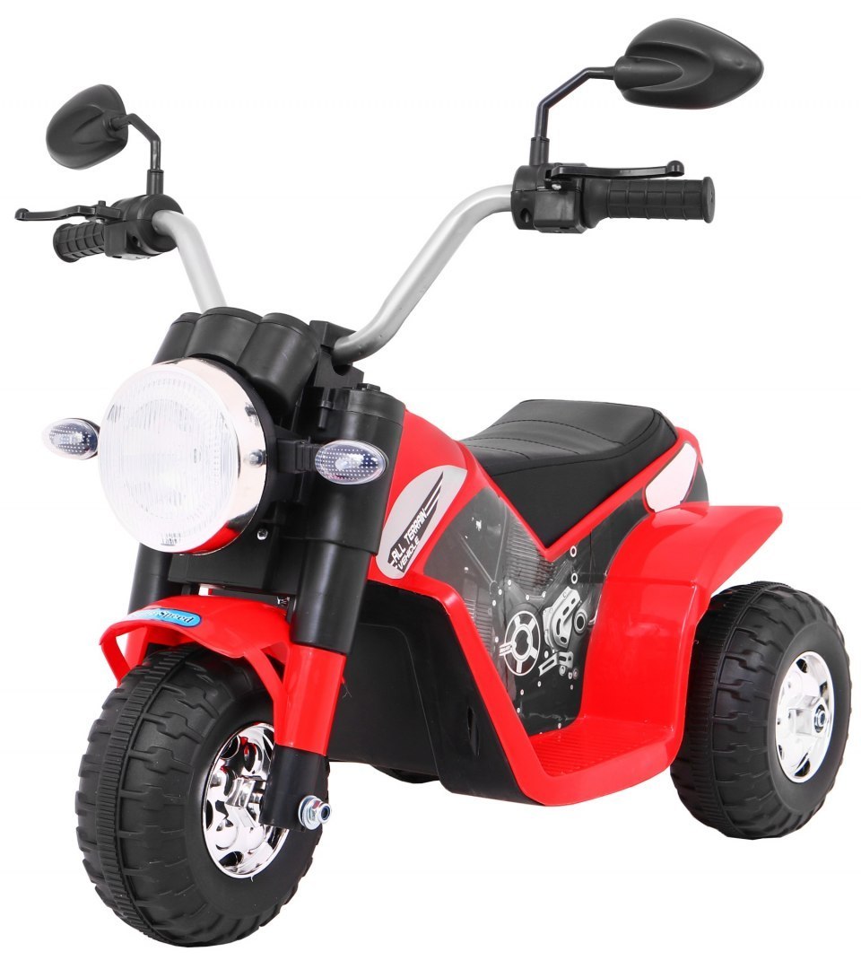 Dětská elektrická motorka MiniBike červená