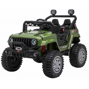 Elektrické autíčko jeep Off-road Speed 4x4 zelené