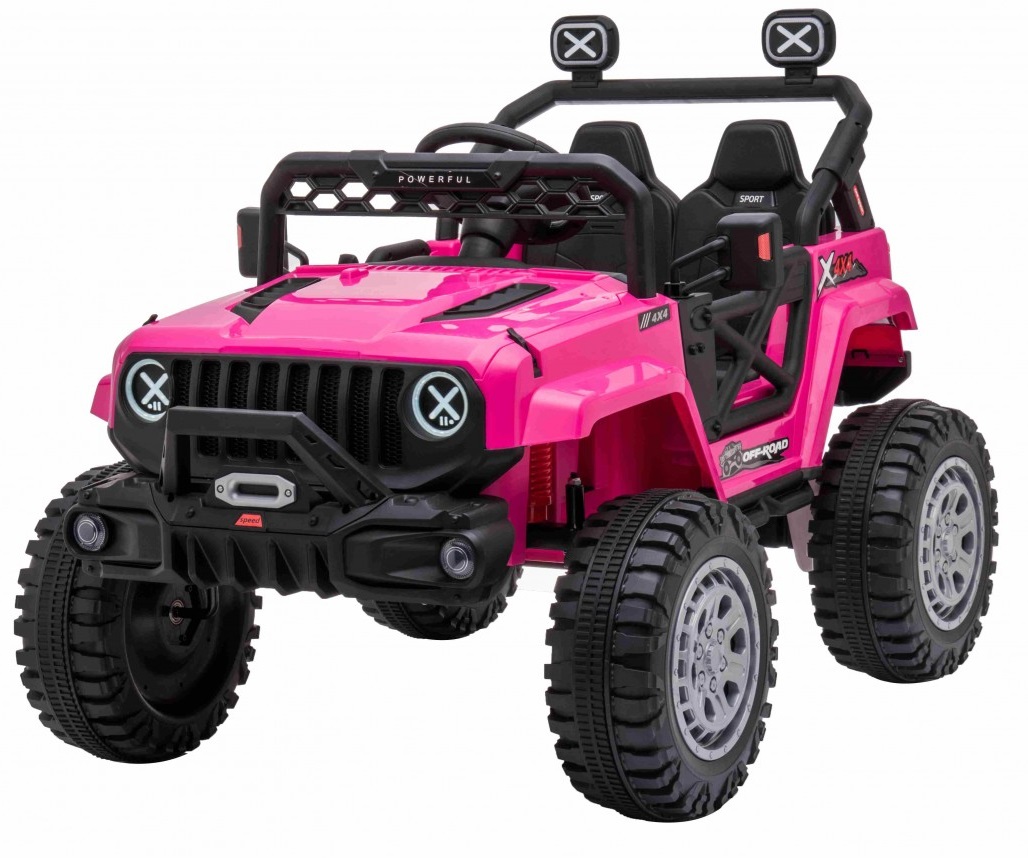 Elektrické autíčko jeep Off-road Speed 4x4 růžové