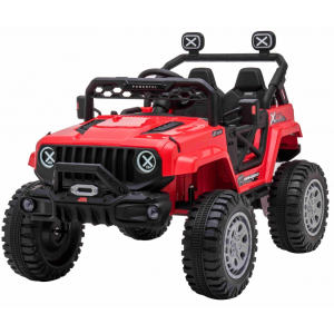 Elektrické autíčko jeep Off-road Speed 4x4 červené