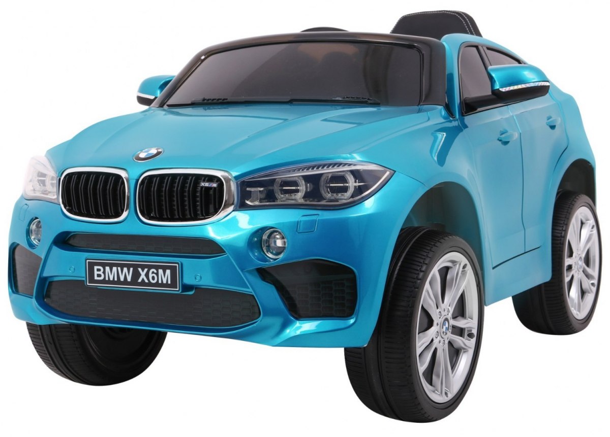 Elektrické autíčko BMW X6 M lakované modré