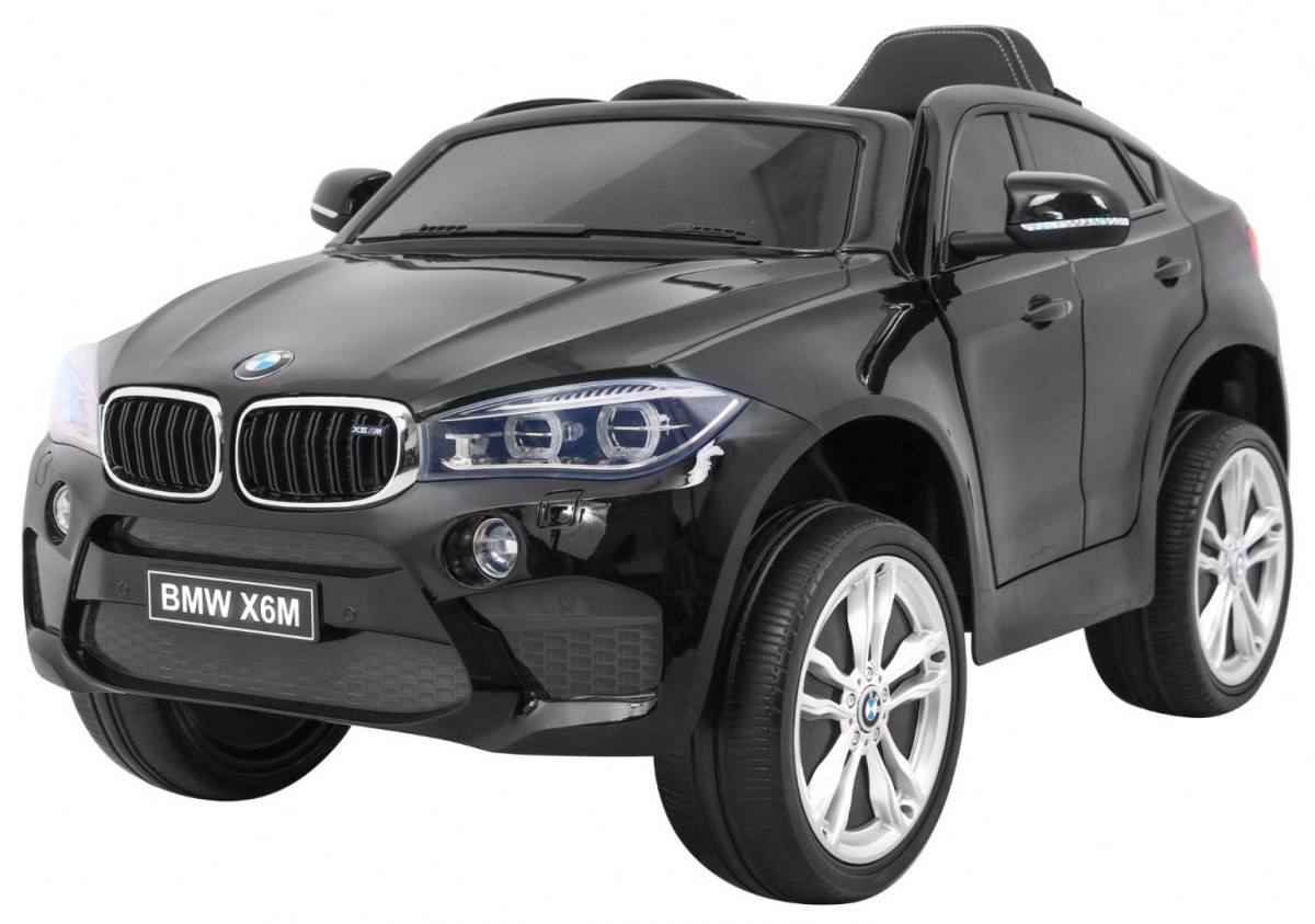 Elektrické autíčko BMW X6 M lakované černé