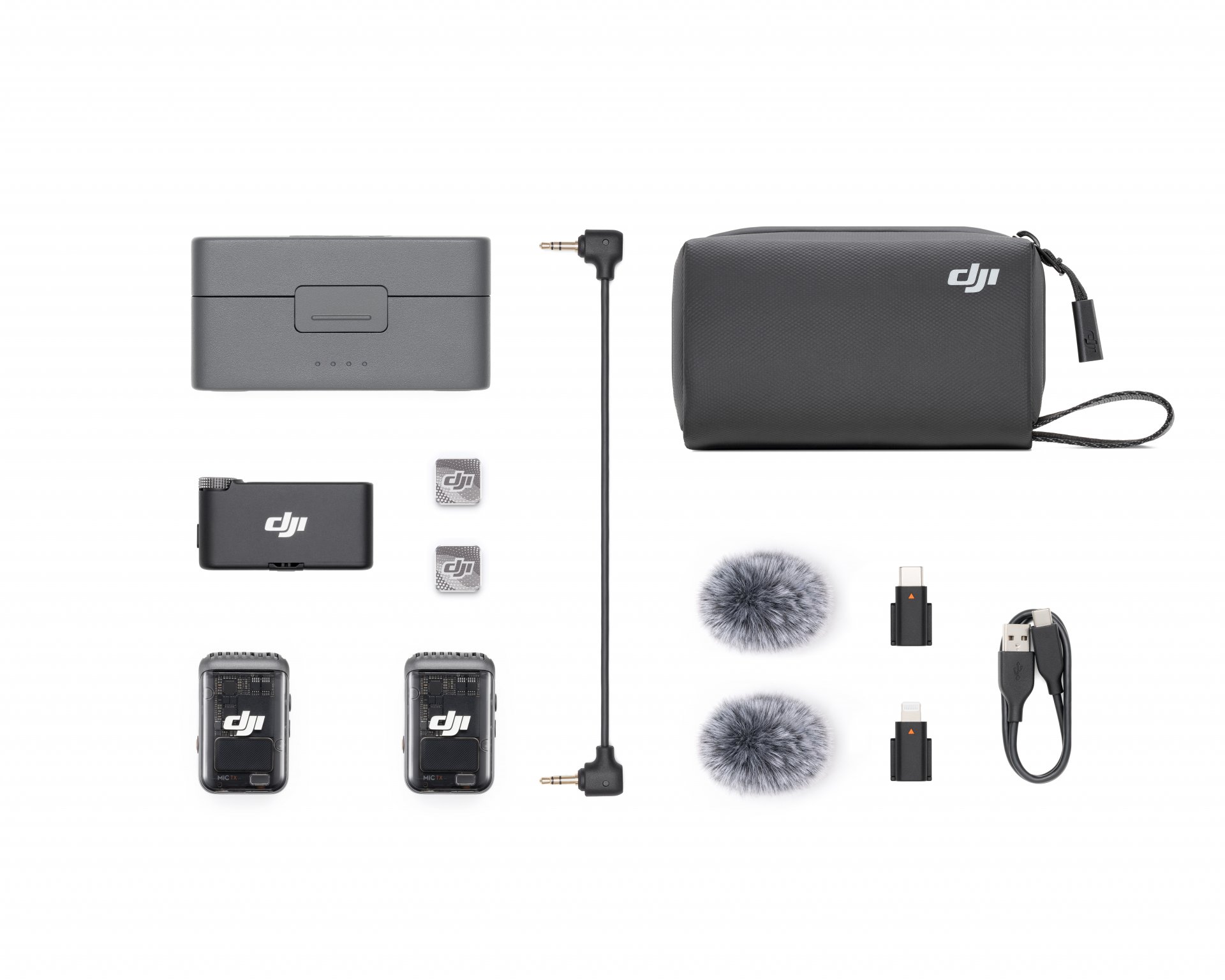 Sada pro audio DJI Mic 2 (2 TX + 1 RX + Charging Case) 8717 CP.RN.00000318.03