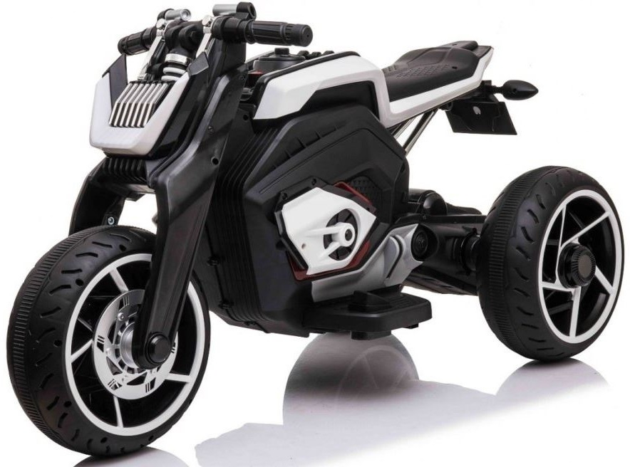 Dětská elektrická motorka Future bílá