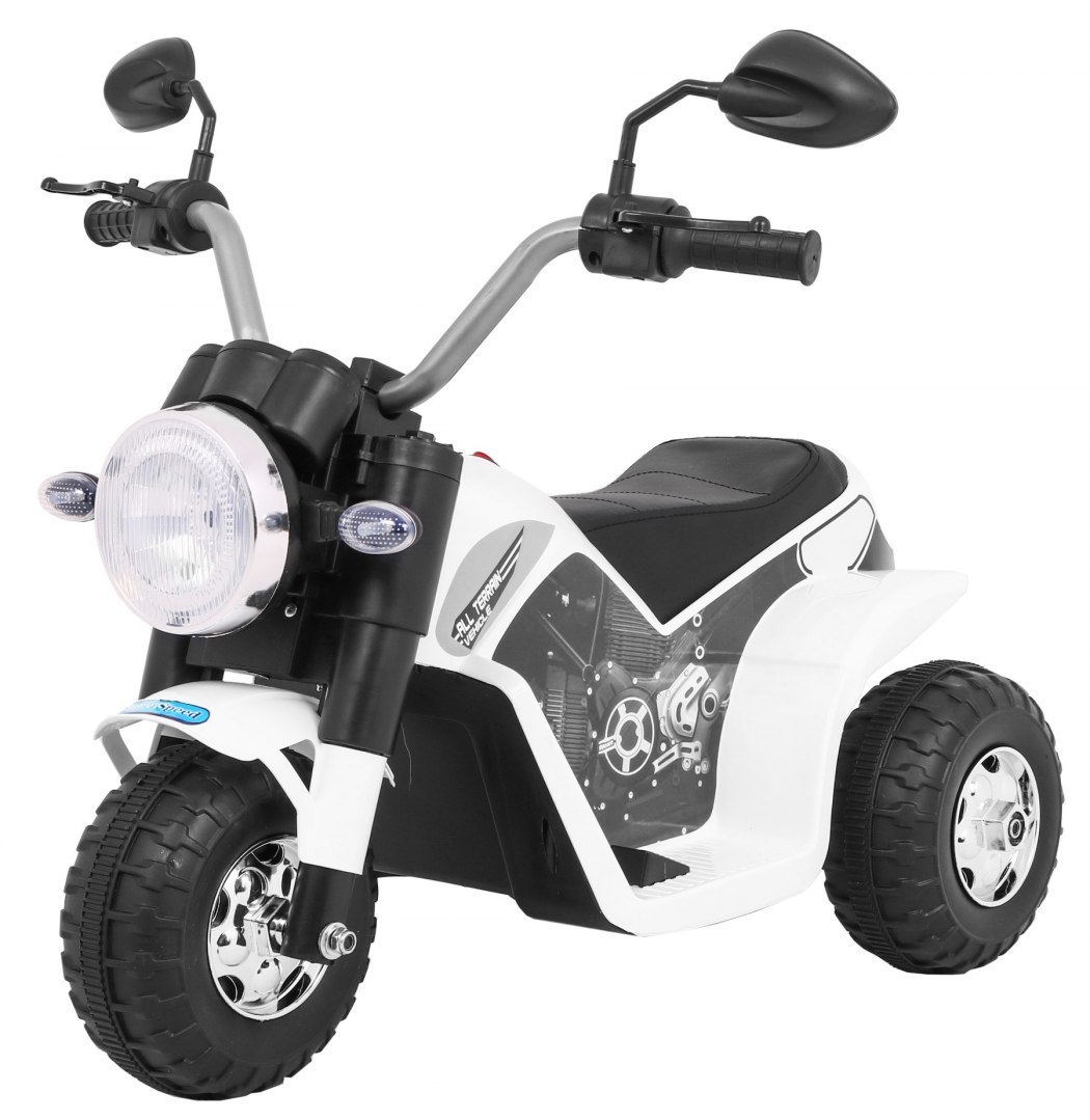 Dětská elektrická motorka MiniBike bílá JC916