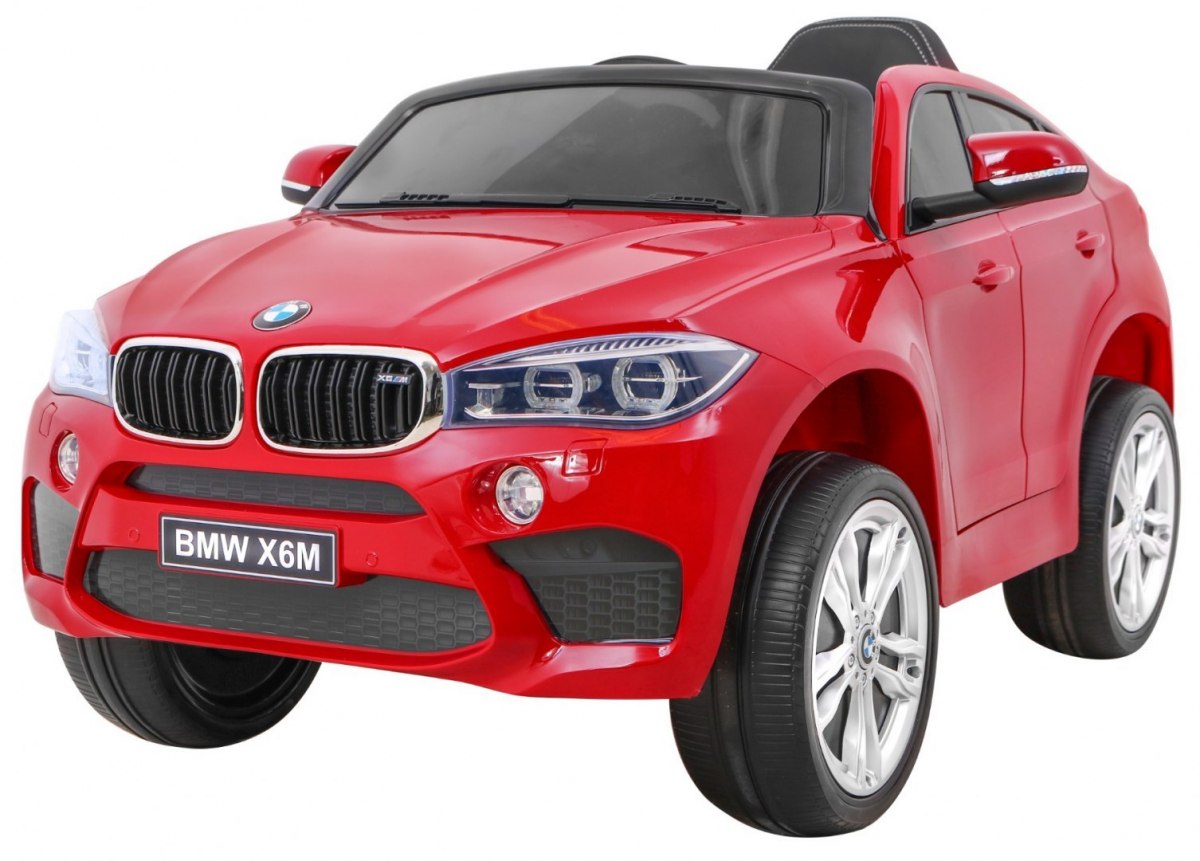 Elektrické autíčko BMW X6 M lakované červené