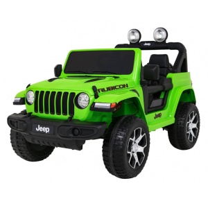 Elektrické autíčko Jeep Wrangler Rubicon 4x4 zelené