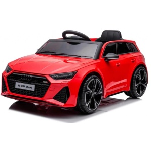 Elektrické autíčko Audi RS6 červené 12V7Ah EVA kola