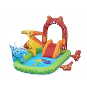 Bestway Nafukovací vodní hřiště Bestway 241x140x137 cm dinosauři
