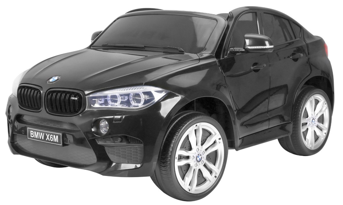 Elektrické autíčko BMW X6 M dvoumístné XXL lakované černé