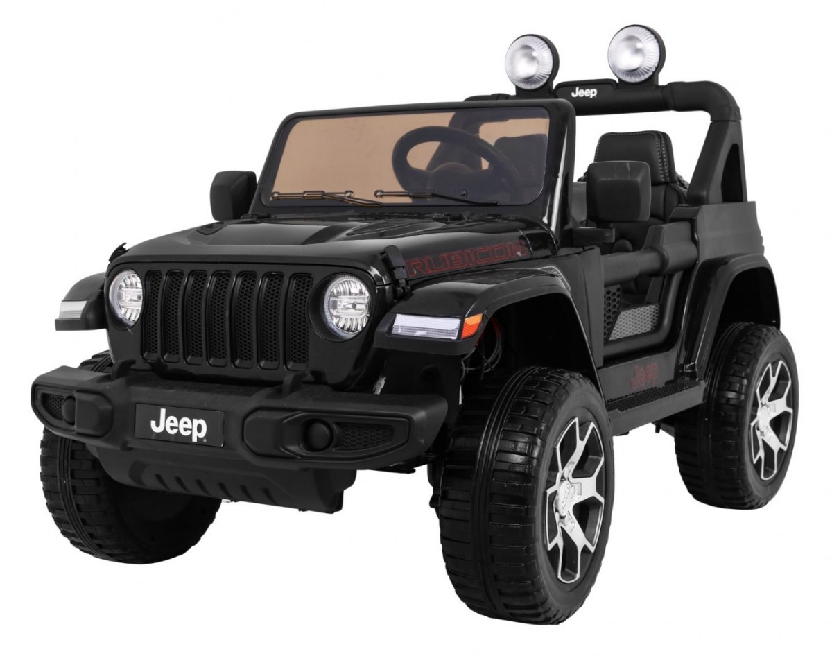 Elektrické autíčko Jeep Wrangler Rubicon 4x4 černé