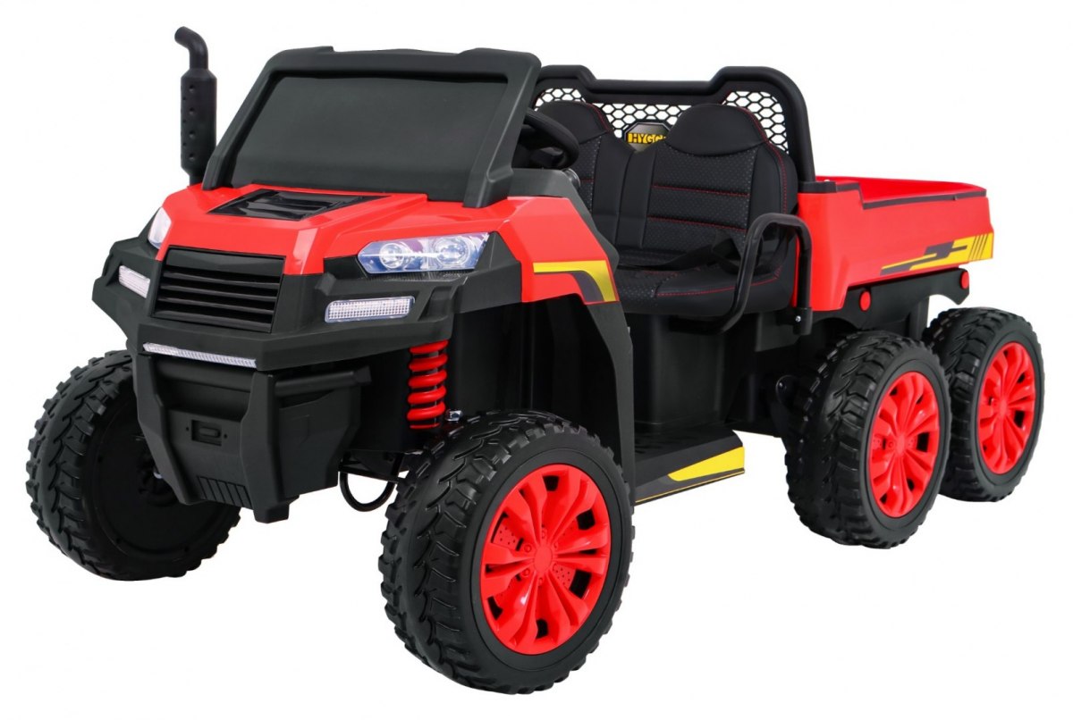 Dětské elektrické auto Farmer Truck červené