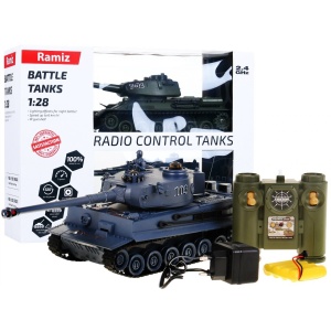 Tank na dálkové ovládání 2ks RC 1:28