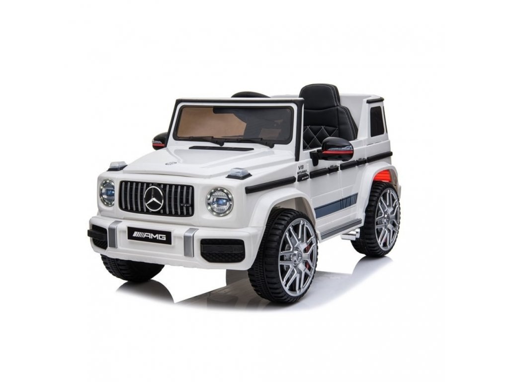 Elektrické autíčko Mercedes G63 AMG 4x4 EVA kola bílé
