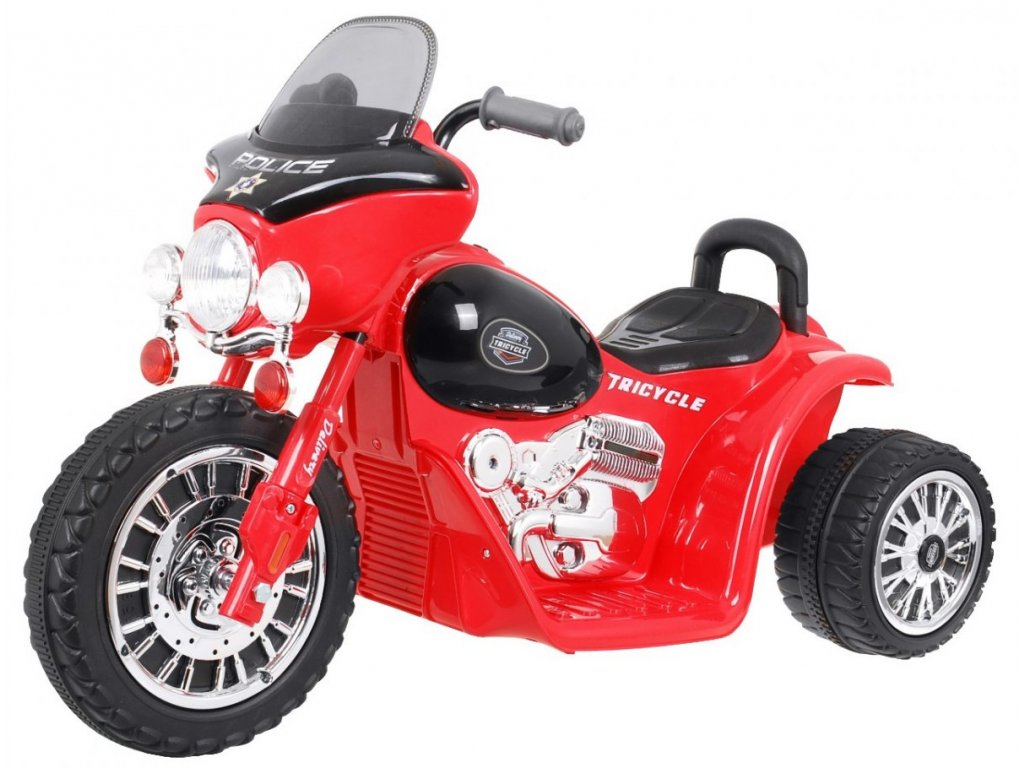 Dětská elektrická motorka JT568 červená
