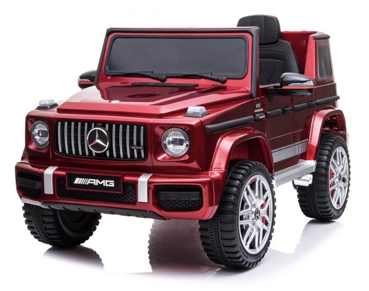 Elektrické autíčko Mercedes G63 AMG lakované červené