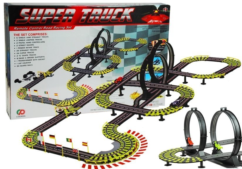 Autodráha s 2 autíčky Super Truck