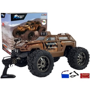 Auto na dálkové ovládání RC 4x4 1:18 MaxRacing 35 km/h hnědé