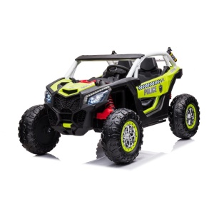 Elektrické autíčko Buggy XB 4x4 Policie zelené