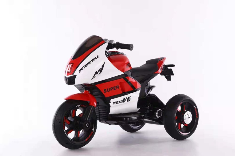 Dětská elektrická motorka MotoV6 červená