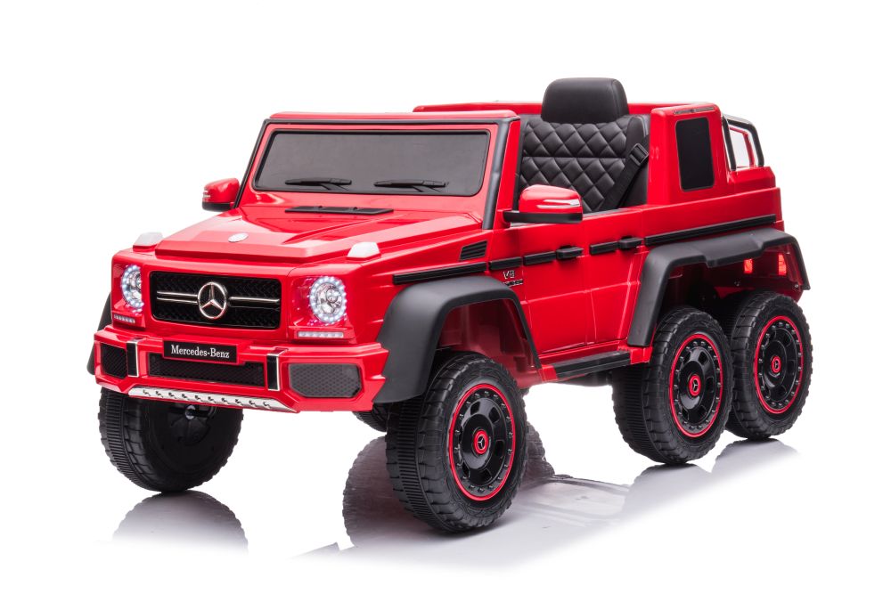 Elektrické autíčko Mercedes Benz G63 6x6 červené
