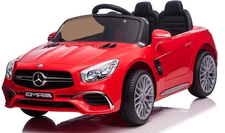 Elektrické autíčko Mercedes-Benz SL65 S LCD lakované červené