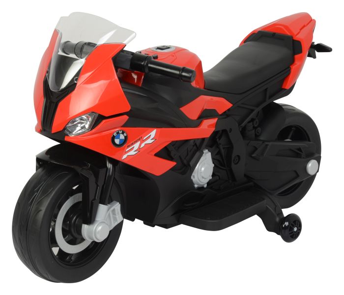 Dětská elektrická motorka BMW S1000RR černo-červená