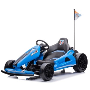 Dětská elektrická motokára A035 Drift modrá