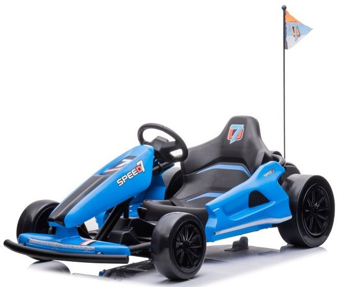Dětská elektrická motokára A035 Drift modrá