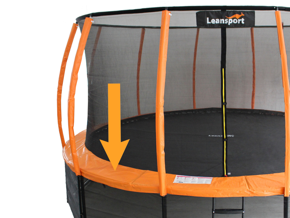 Ochranný pružinový kryt k trampolínám 366 cm