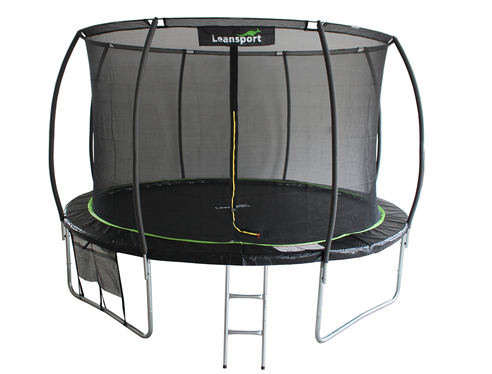 Zahradní trampolína 426 cm černo-zelená