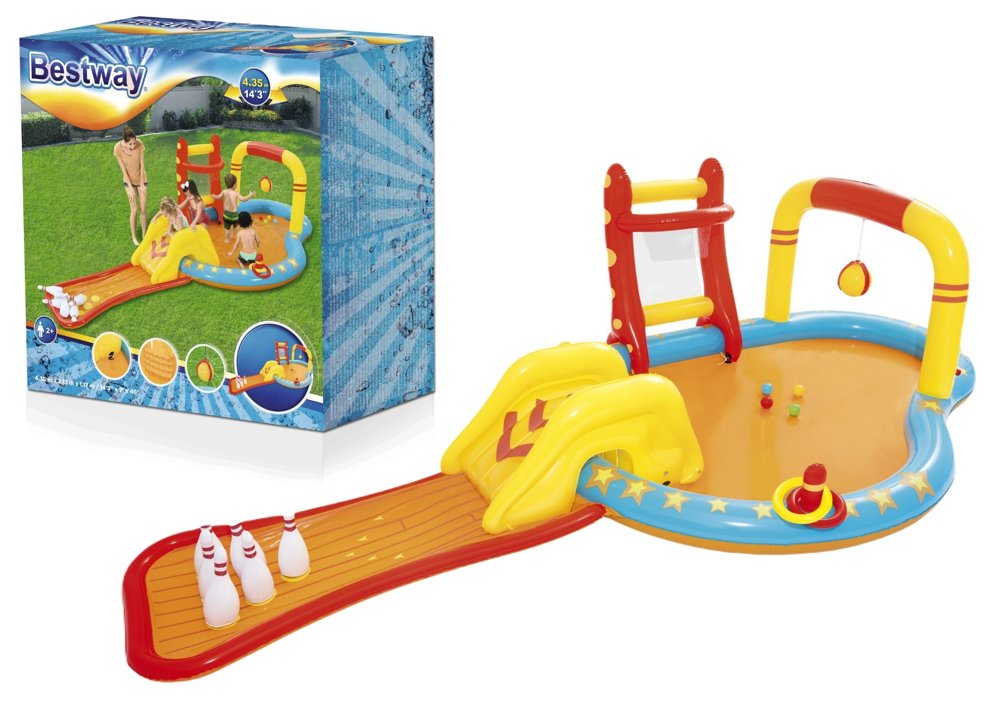 Nafukovací vodní hřiště Bestway 435x213x117 cm