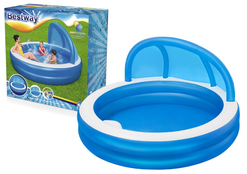 Bestway Nafukovací bazén se stříškou 185x180x53 cm Bestway