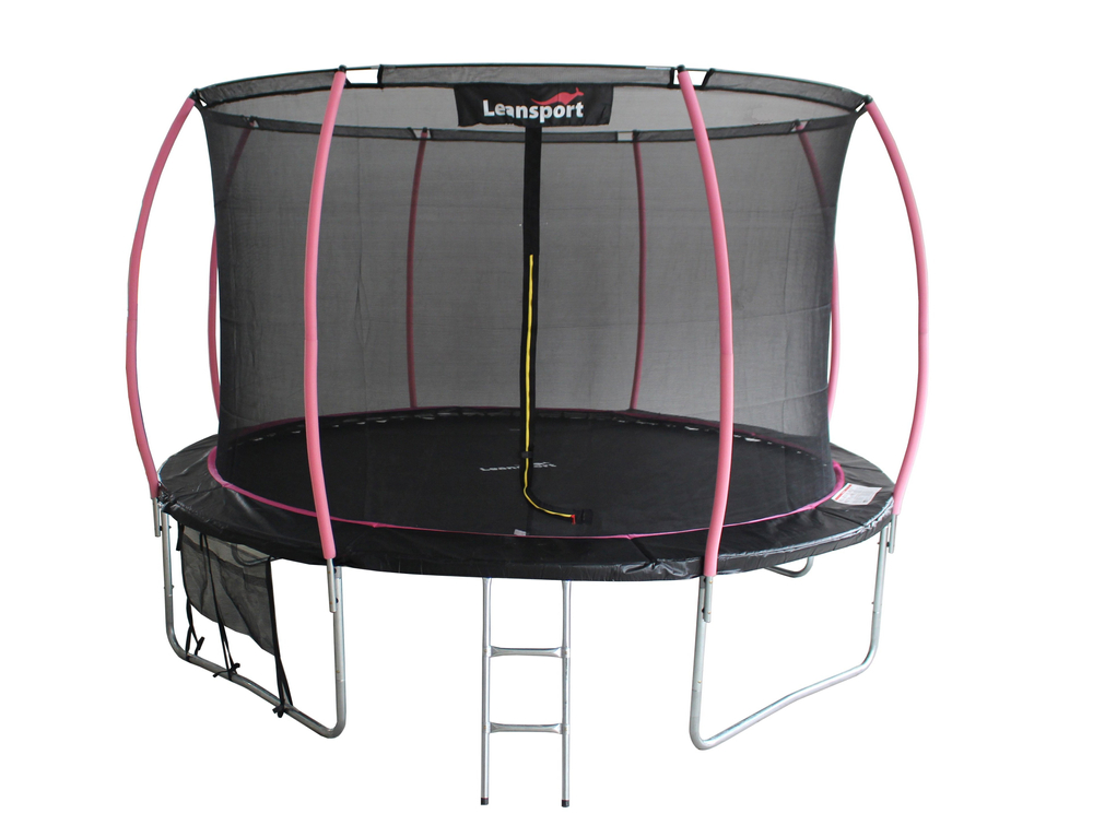 Zahradní trampolína 487 cm černo-růžová