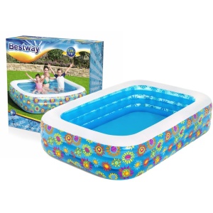 Bestway Nafukovací bazén Bestway 229x152x56cm květiny