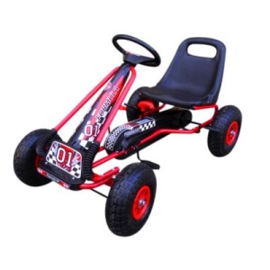 Dětská šlapací motokára G1 červená