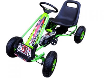 Dětská šlapací motokára G1 zelená