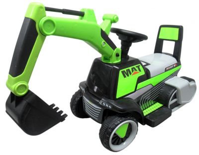 Dětský elektrický bagr C3 zelený