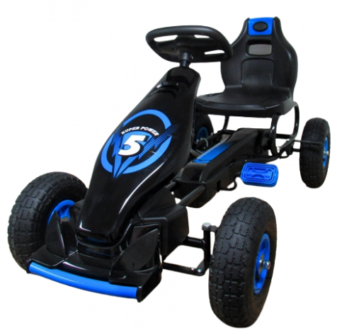 Dětská šlapací motokára G8 modrá