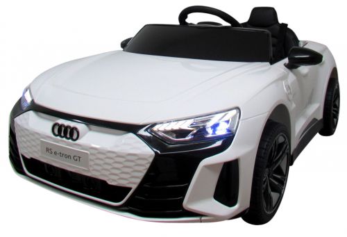 Elektrické autíčko Audi E-Tron GT bílé