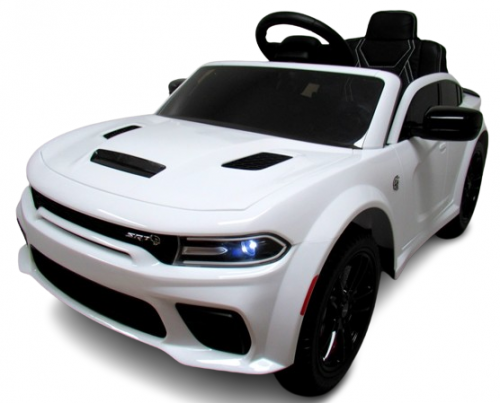 Elektrické autíčko Dodge SRT bílé