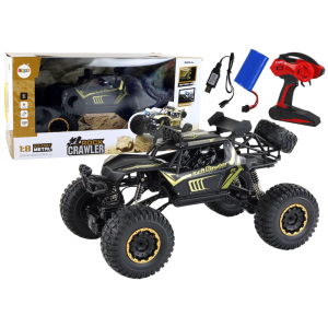 Velké dálkově ovládané auto v měřítku 1:8 s ovládáním 2.4G černé RC