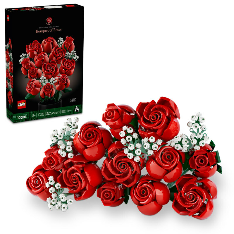 Lego Stavebnice LEGO Icons Kytice růží 10328