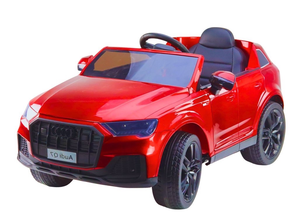 Elektrické autíčko Audi Q7 lakované červené