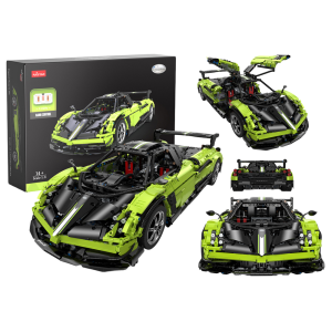 RASTAR Stavebnice Pagani Huayra BC na dálkové ovládání 1:8 Rastar zelené